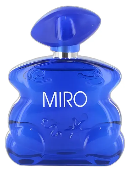 Frasco del perfume Miro Hommage
