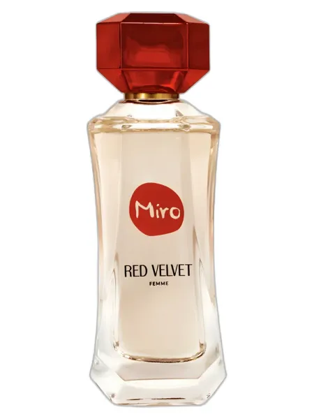 Frasco del perfume Miro Red Velvet
