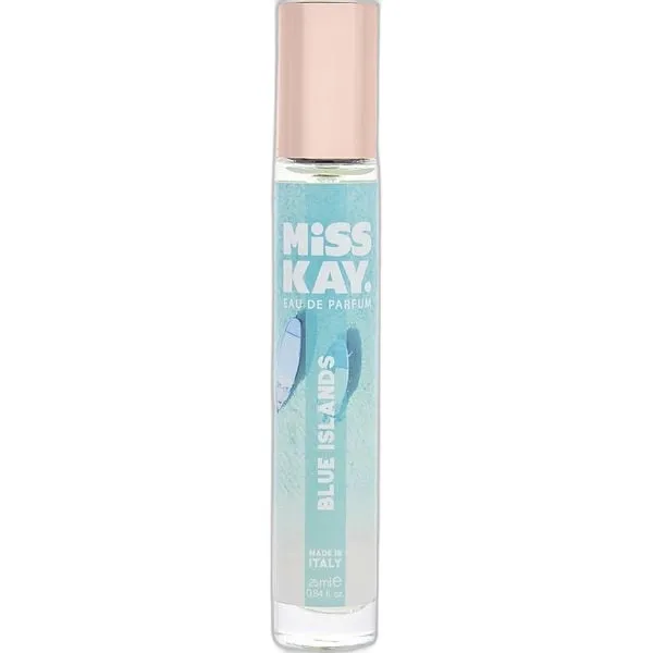 Frasco del perfume Miss Kay Blue Islands Eau de Parfum