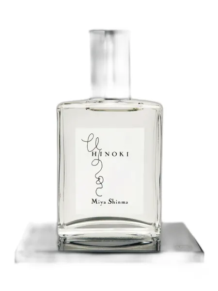 Frasco del perfume Miya Shinma Hinoki unisex