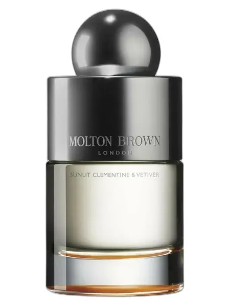 Frasco del perfume Molton Brown Sunlit Clementine & Vetiver Eau de Toilette unisex Eau de Toilette