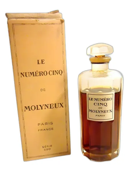Frasco del perfume Molyneux Le Numero Cinq