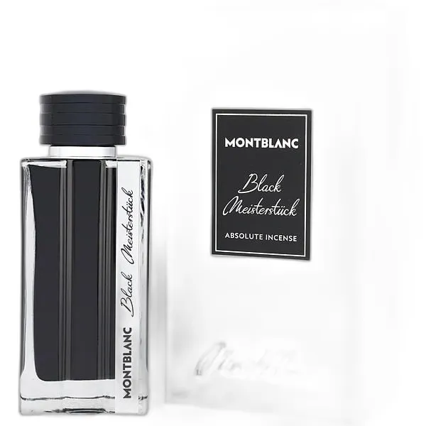Frasco del perfume Mont Blanc Black Meisterstuck Eau de Parfum