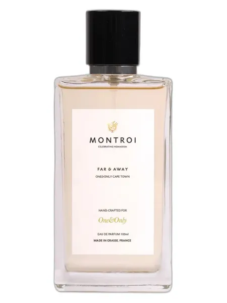 Frasco del perfume Montroi Far & Away unisex Eau de Parfum