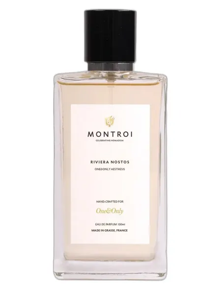 Frasco del perfume Montroi Riviera Nostos unisex