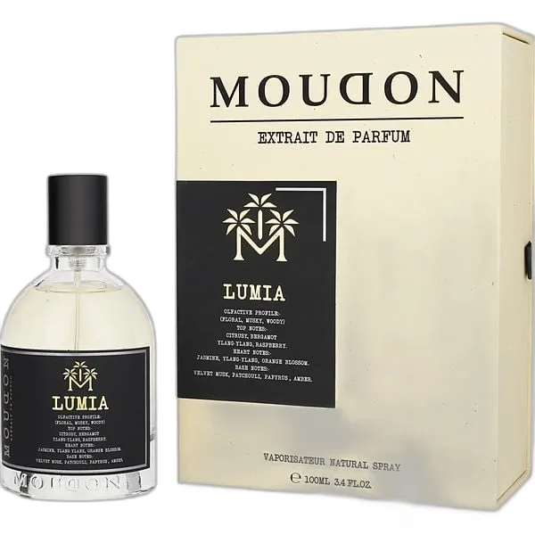 Frasco del perfume Moudon Lumia Extrait