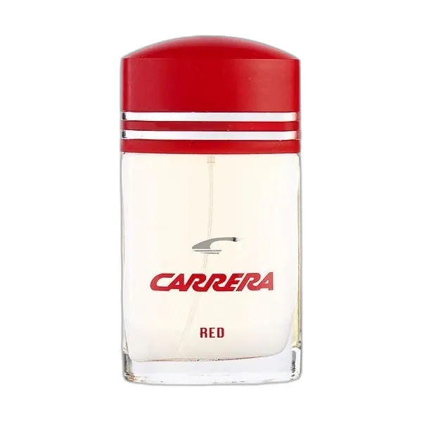 Frasco del perfume Muelhens Carrera Red Eau de Toilette