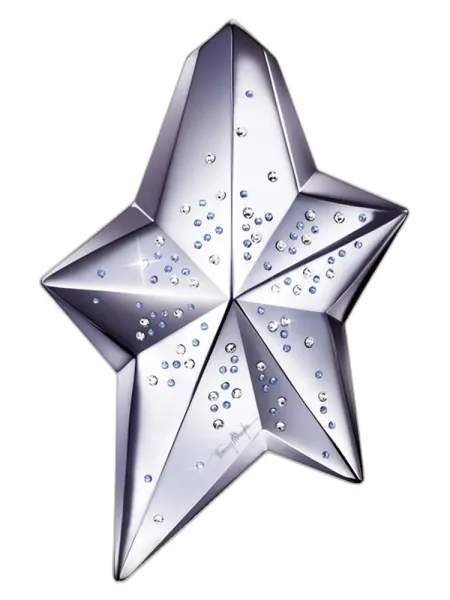 Frasco del perfume Mugler Angel Silver Brilliant Star