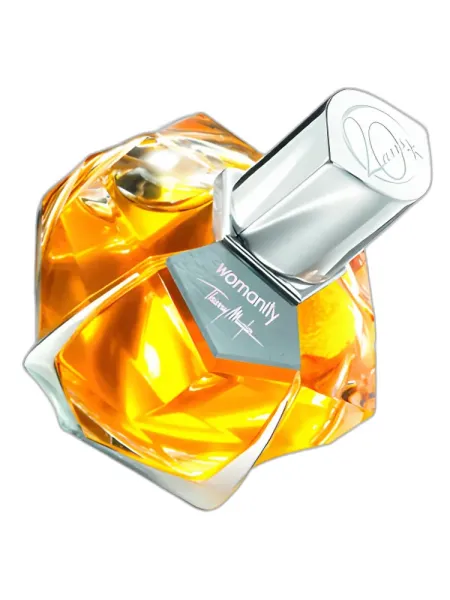 Frasco del perfume Mugler Womanity Les Parfums de Cuir Eau de Parfum