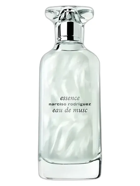 Frasco del perfume Narciso Rodriguez Essence Eau de Musc Fresh Iridescent Eau Fraiche