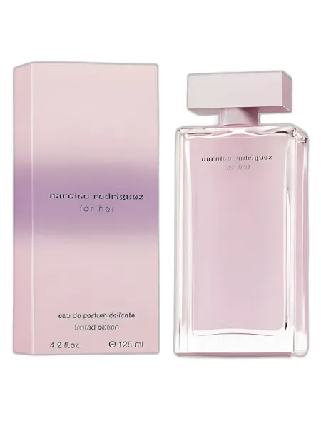 Frasco del perfume Narciso Rodriguez For Her Eau de Perfume Delicate Limited Edition