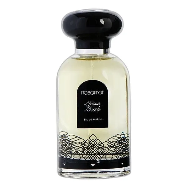 Frasco del perfume Nasamat Africa Musk Eau de Parfum