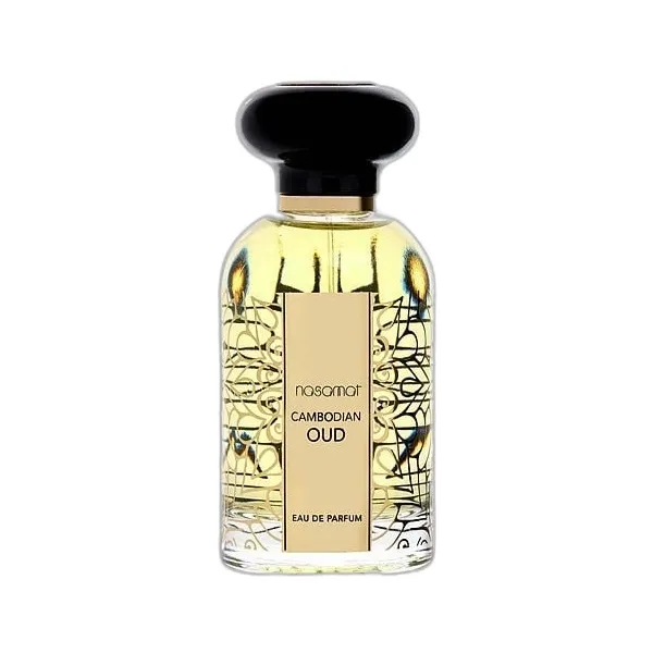 Frasco del perfume Nasamat Cambodian Oud Eau de Parfum
