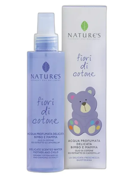 Frasco del perfume Nature's Acqua Profumata Fiori di Cotone unisex
