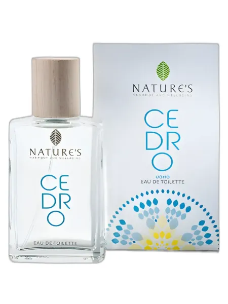 Frasco del perfume Nature's Cedro Uomo Eau de Toilette