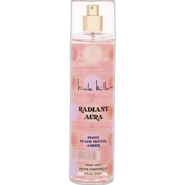 Frasco del perfume Nicole Miller Radiant Aura