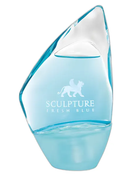 Frasco del perfume Nikos Sculpture Fresh Blue Eau de Cologne
