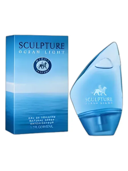 Frasco del perfume Nikos Sculpture Ocean Light Eau de Cologne