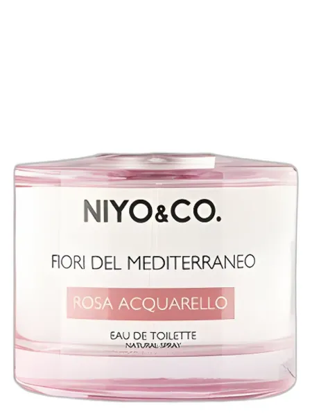 Frasco del perfume NIYO&CO Rosa Acquarello