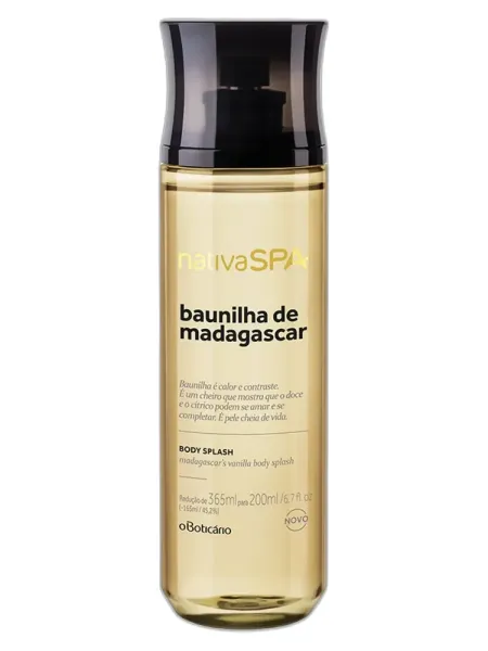 Frasco del perfume O Boticário Baunilha de Madagascar O Boticario
