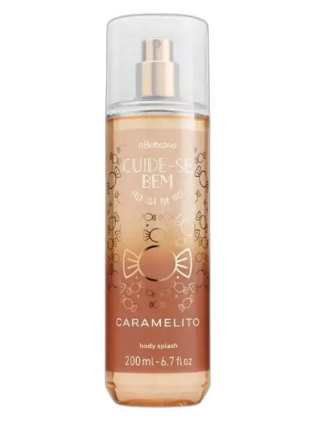 Frasco del perfume O Boticário Cuide-se Bem Caramelito O Boticario