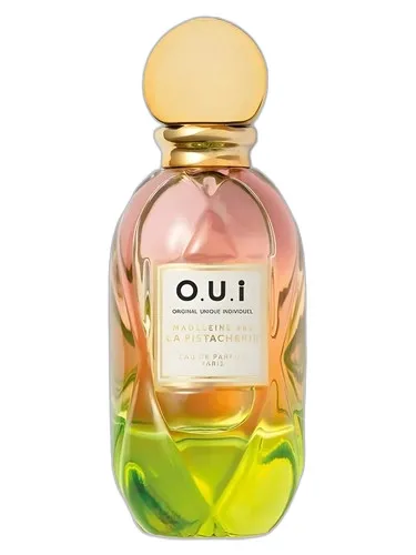 Frasco del perfume O.U.i Original Unique Individual Madeleine 862 La Pistacherie