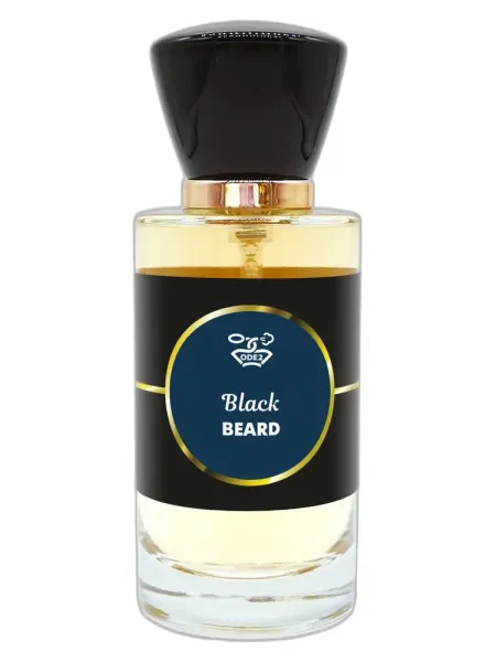 Frasco del perfume Odetu Black Beard