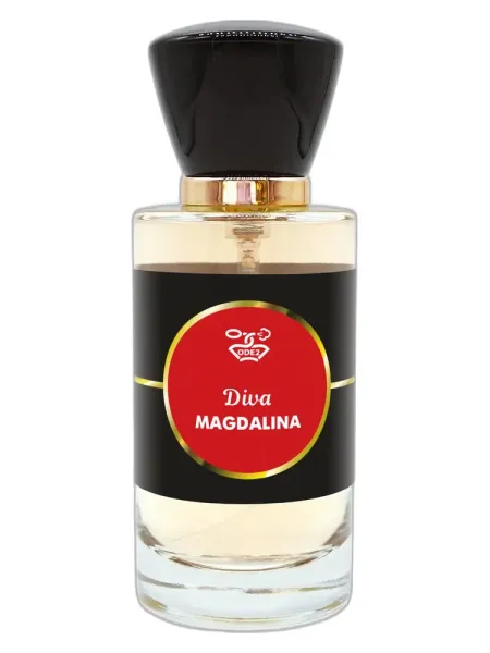 Frasco del perfume Odetu Diva Magdalina