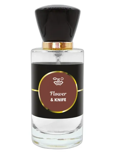 Frasco del perfume Odetu Flower & Knife unisex