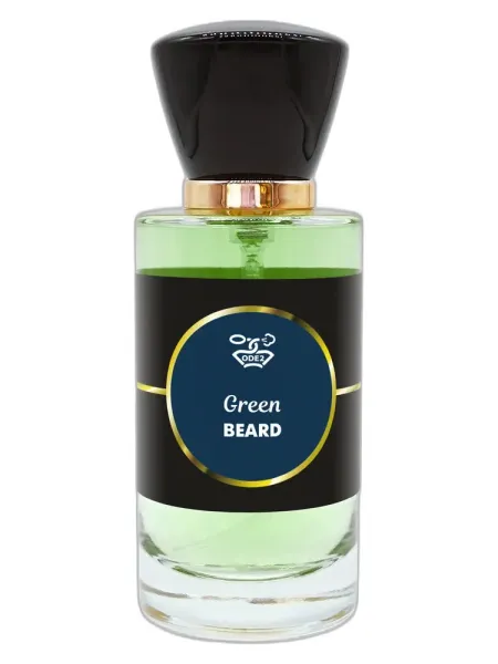 Frasco del perfume Odetu Green Beard
