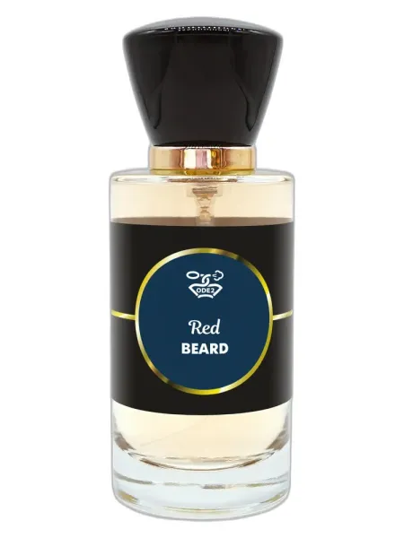 Frasco del perfume Odetu Red Beard