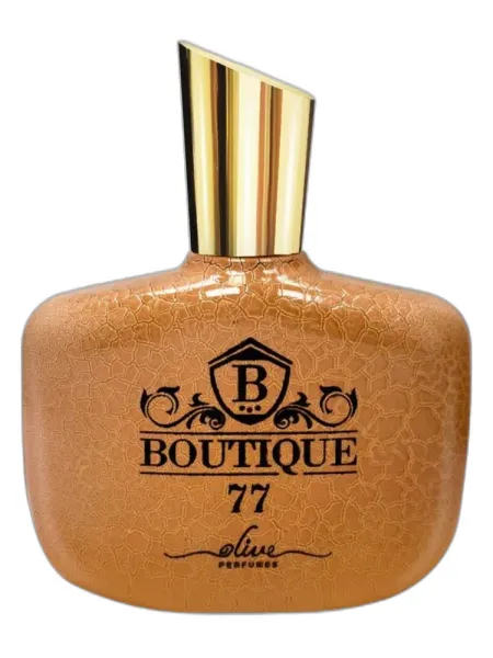 Frasco del perfume Olive Perfumes 77 unisex