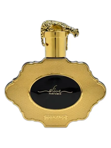 Frasco del perfume Olive Perfumes Tornado Gold unisex Extrait