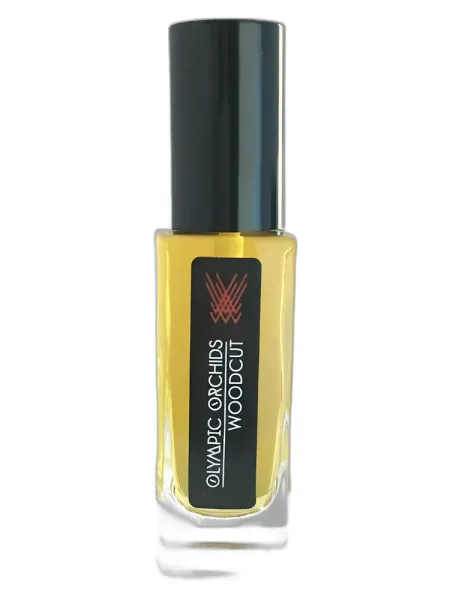 Frasco del perfume Olympic Orchids Artisan Perfumes Woodcut unisex