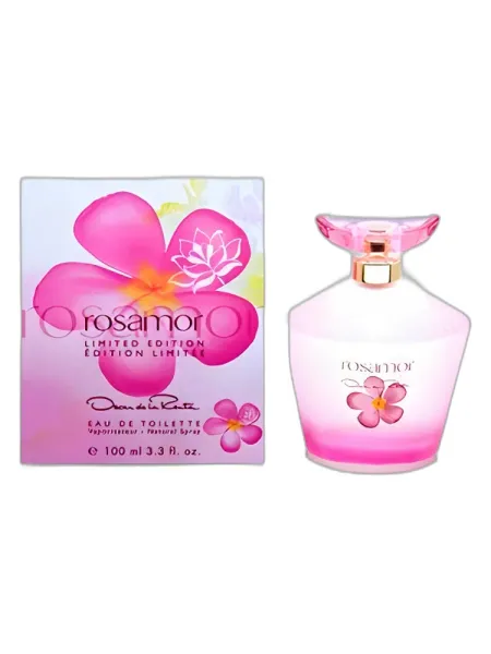 Frasco del perfume Oscar de la Renta Rosamor Island Flowers