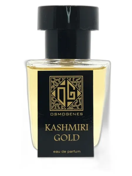 Frasco del perfume OsmoGenes Perfumes Kashmiri Gold unisex