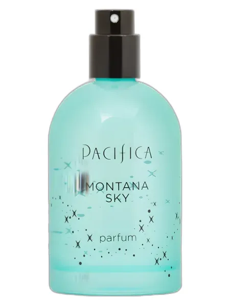Frasco del perfume Pacifica Montana Sky unisex
