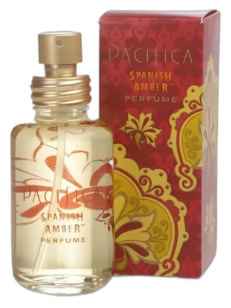 Frasco del perfume Pacifica Spanish Amber unisex