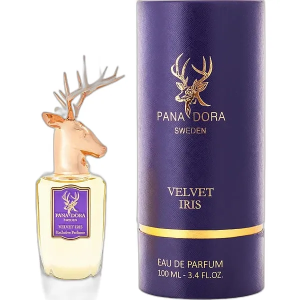 Frasco del perfume Pana Dora Velvet Iris Extrait