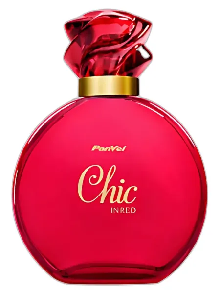 Frasco del perfume PanVel Chic In Red