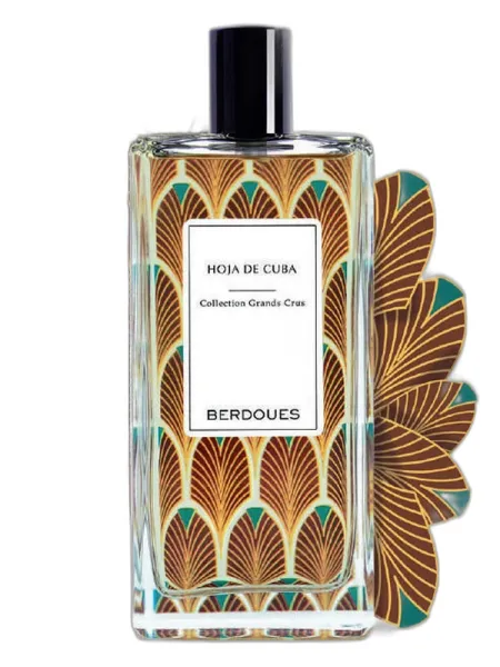 Frasco del perfume Parfums Berdoues Hoja de Cuba unisex Eau de Parfum