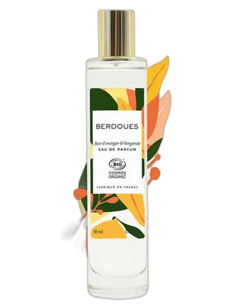 Frasco del perfume Parfums Berdoues Orange Blossom & Bergamot unisex Eau de Parfum