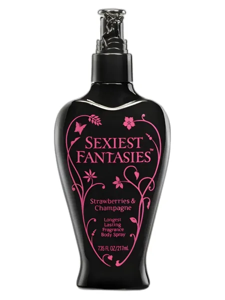 Frasco del perfume Parfums de Coeur Sexiest Fantasies Strawberries & Champagne Eau de Parfum