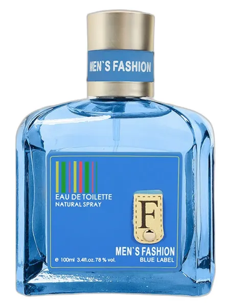 Frasco del perfume Parfums Genty Men's Fashion Blue Label Eau de Parfum
