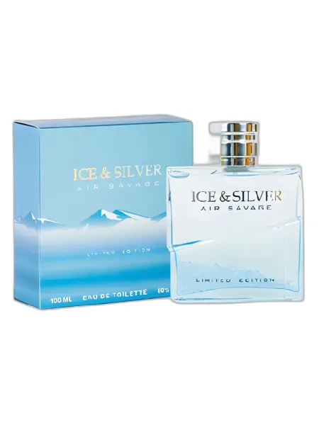 Frasco del perfume Parfums Louis Armand Ice & Silver Air Savage Eau de Parfum