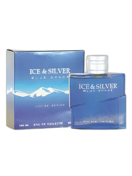 Frasco del perfume Parfums Louis Armand Ice & Silver Blue Space Eau de Parfum