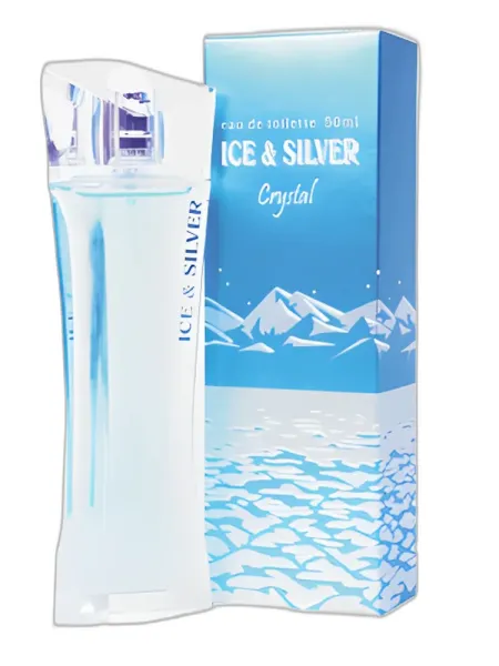Parfums Louis Armand Ice & Silver Crystal Eau de Parfum perfume bottle