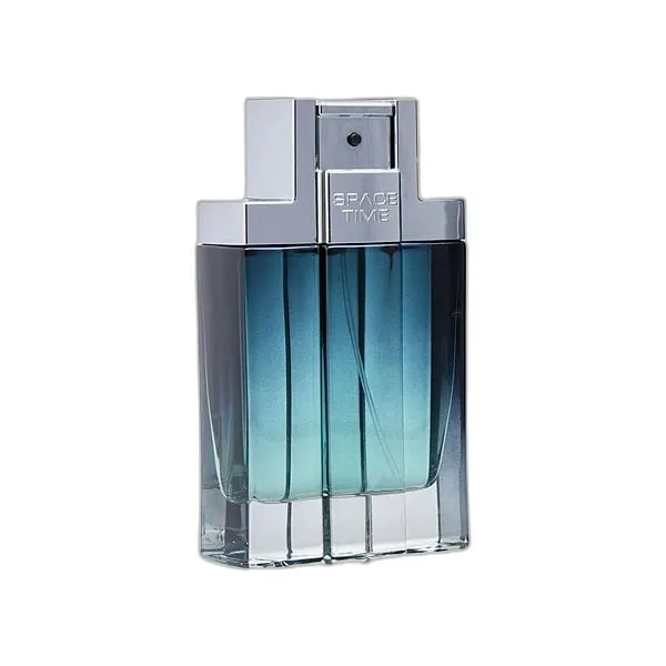 Frasco del perfume Paris Bleu Space Time Eau de Toilette