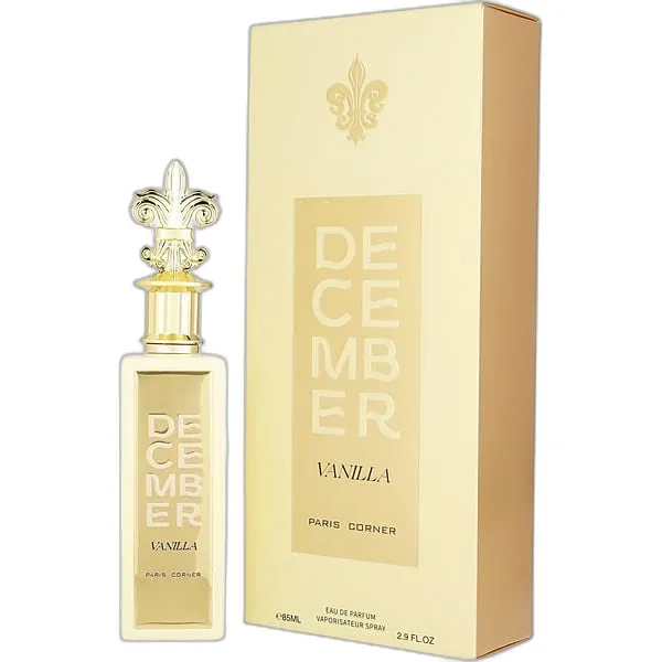 Frasco del perfume Paris Corner December Vanille Eau de Parfum