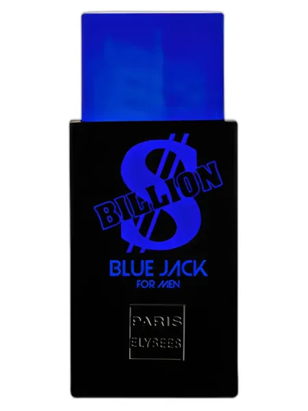 Frasco del perfume Paris Elysees Billion Dollar Blue Jack